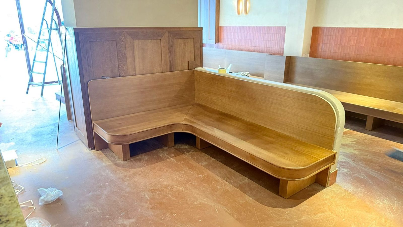 Banc de fusta especial